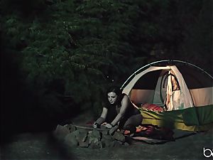 nubile slut enjoys camping and outdoor fucking